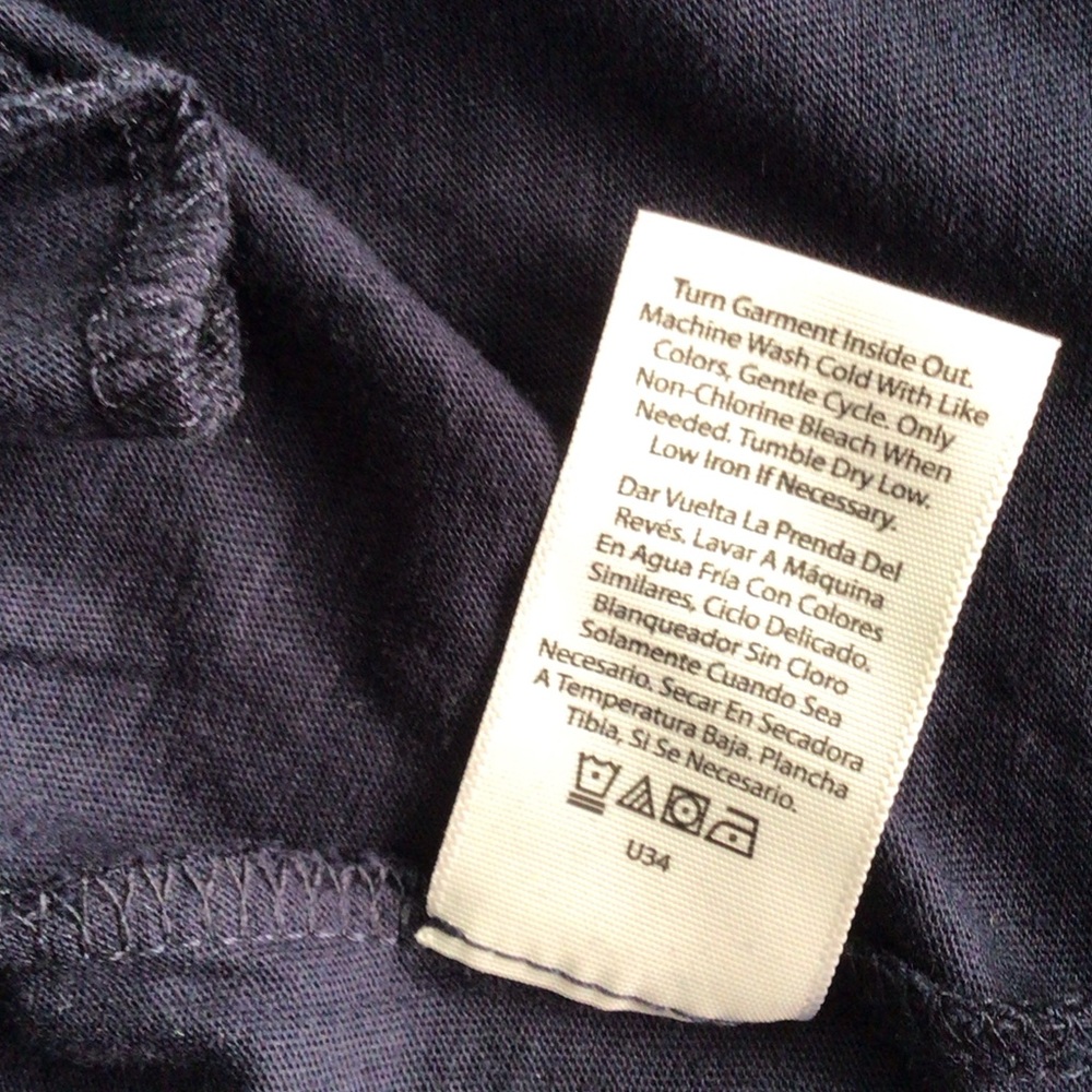 Time and Tru - Women’s Navy Blue, Short Sleeved, Casual Dress - Picture 9 of 11